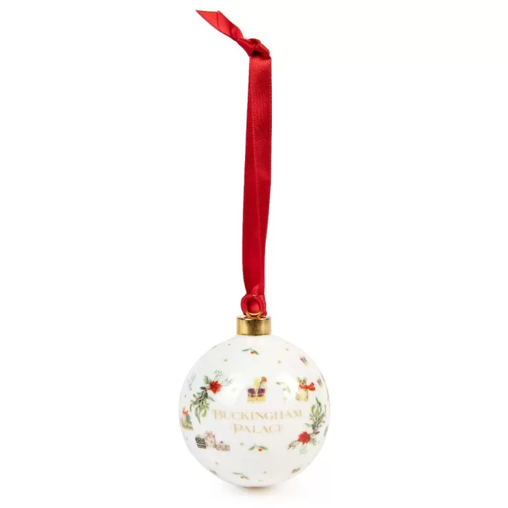 Royal Collection Shop Buckingham Palace Fine Bone China Bauble* Decorations