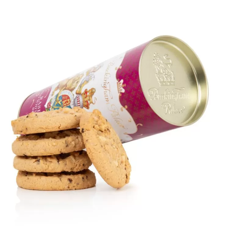 Royal Collection Shop Buckingham Palace White Chocolate And Raspberry Biscuit Tube* Biscuits