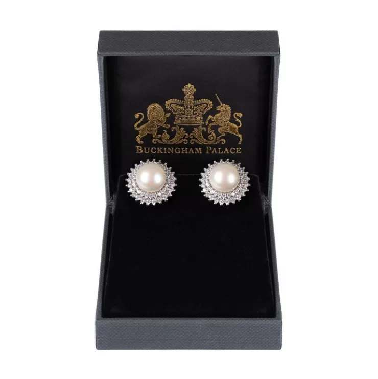 Royal Collection Shop Centred Pearl Earrings* Earrings