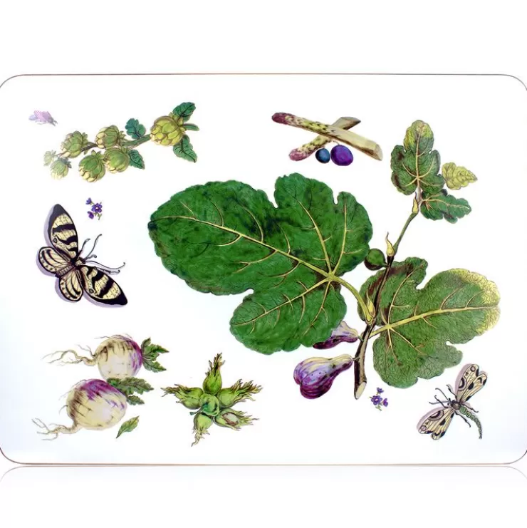 Royal Collection Shop Chelsea Porcelain Fig Serving Mat* Dinnerware