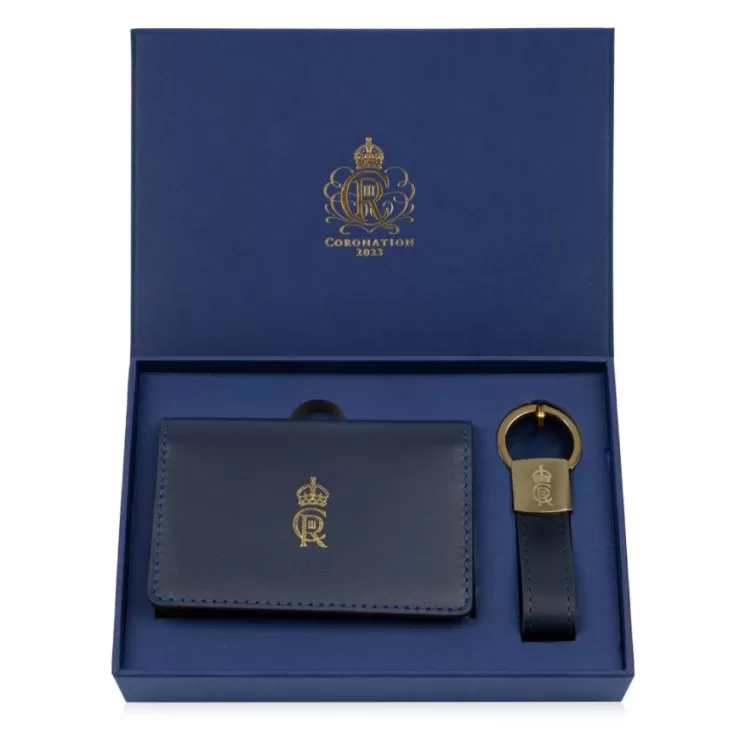 Royal Collection Shop Ciiir Card Wallet & Keyring Set* His Majesty The King'S 75Th Birthday