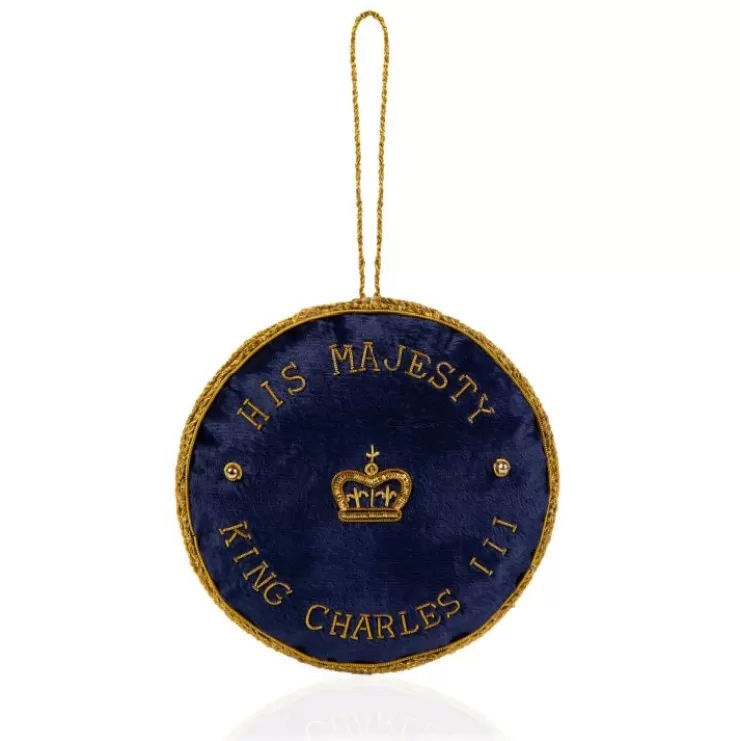 Royal Collection Shop Ciiir Roundel Decoration* His Majesty The King'S 75Th Birthday