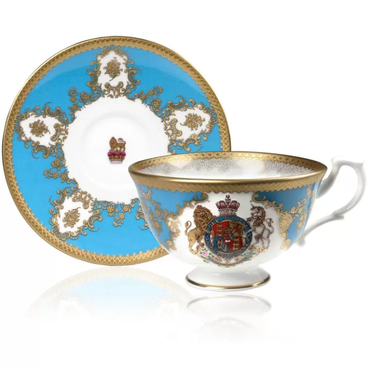 Royal Collection Shop Coat Of Arms Teacup And Saucer* Afternoon Tea