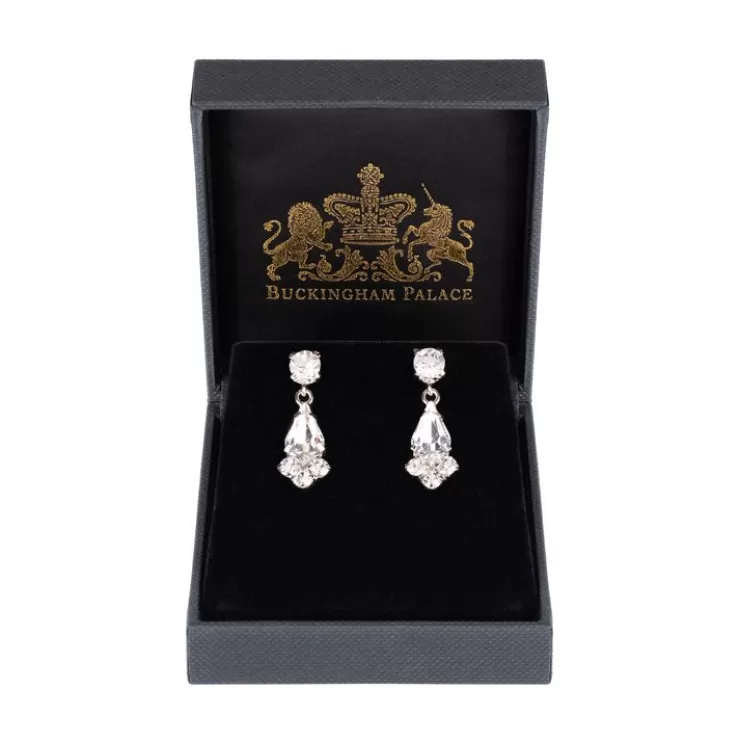 Royal Collection Shop Crystal Decagon Earrings* Earrings