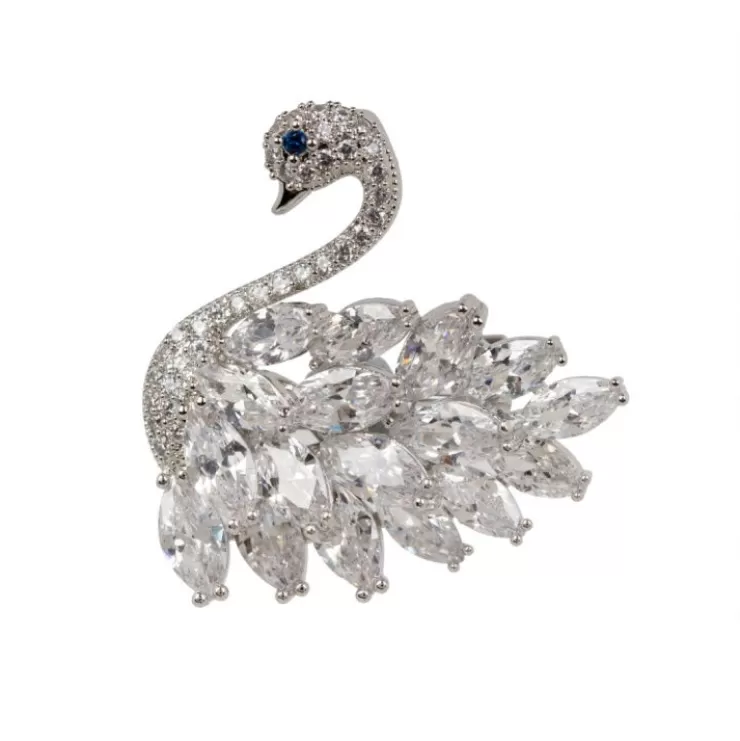 Royal Collection Shop Crystal Swan Brooch* Brooches