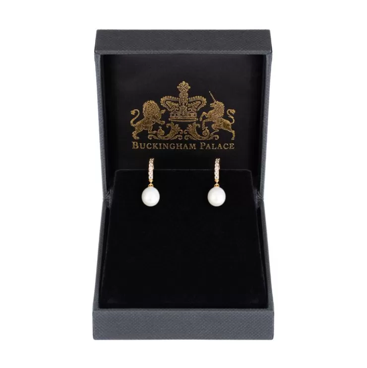 Royal Collection Shop Gold Pearl Earrings* Earrings