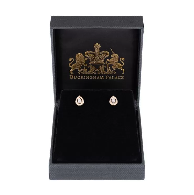 Royal Collection Shop Gold Teardrop Earrings* Earrings