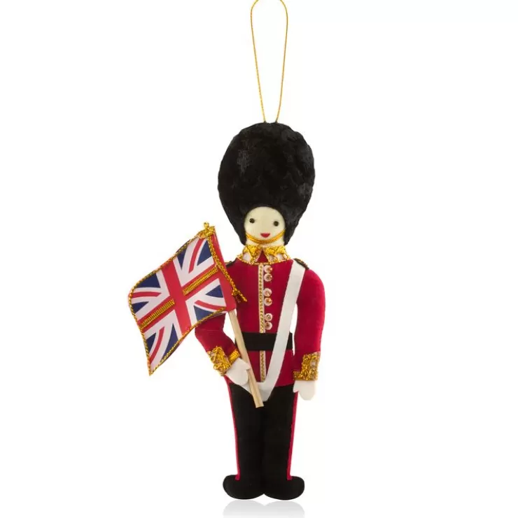 Royal Collection Shop Guardsman Decoration With Flag* Decorations