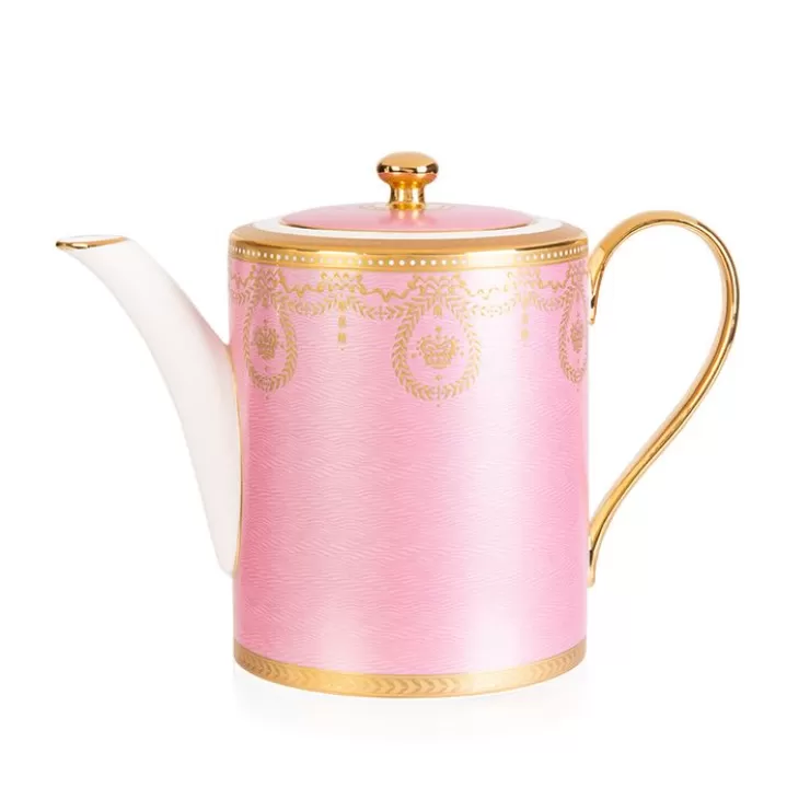 Royal Collection Shop Imperial Russian Pink Coffee Pot* Afternoon Tea