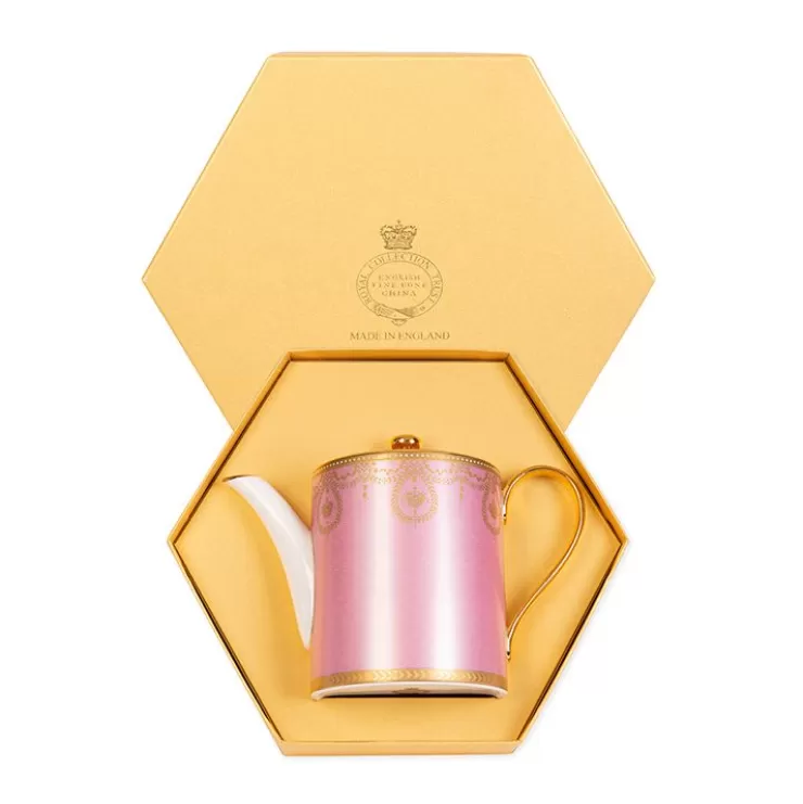 Royal Collection Shop Imperial Russian Pink Coffee Pot* Afternoon Tea