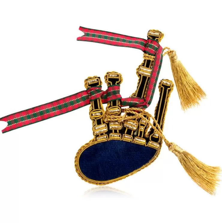 Royal Collection Shop Palace Of Holyroodhouse Bagpipe Decoration* Decorations