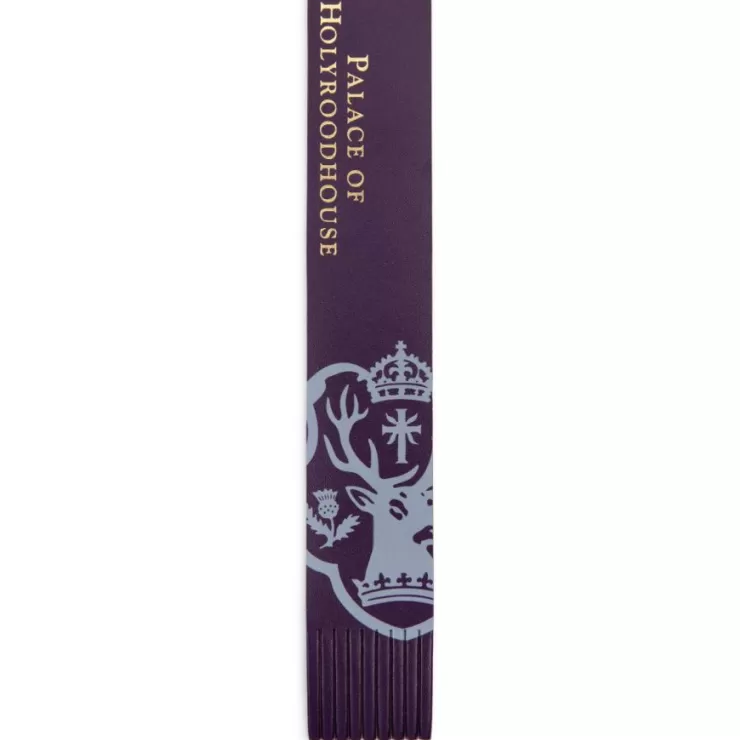 Royal Collection Shop Palace Of Holyroodhouse Purple Bookmark* Bookmarks