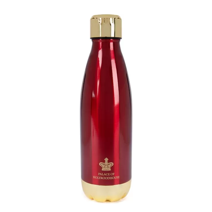 Royal Collection Shop Palace Of Holyroodhouse Red Metal Water Bottle* Picnics