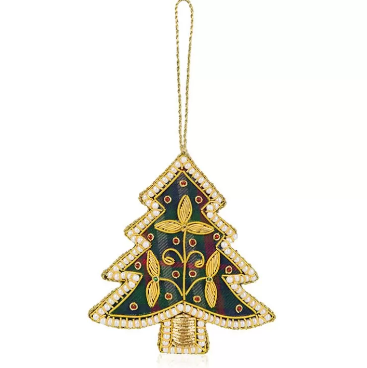 Royal Collection Shop Palace Of Holyroodhouse Tartan Christmas Tree Decoration* Decorations