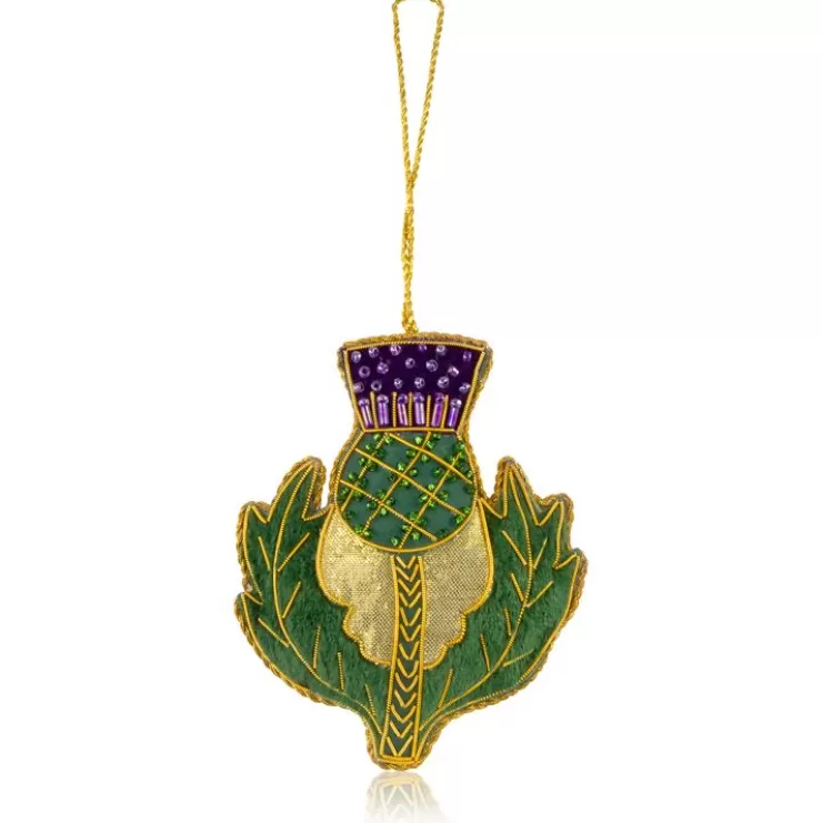 Royal Collection Shop Palace Of Holyroodhouse Thistle Decoration* Decorations