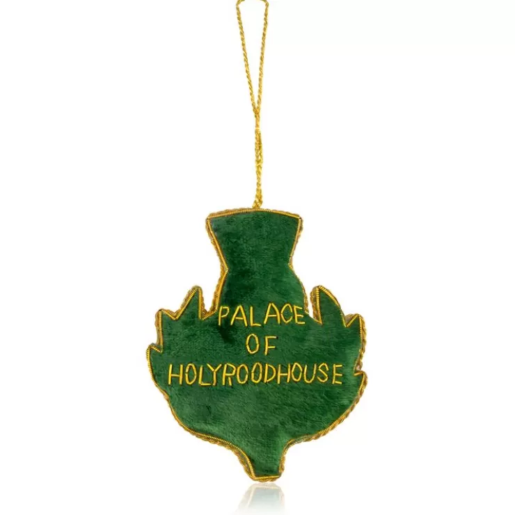 Royal Collection Shop Palace Of Holyroodhouse Thistle Decoration* Decorations