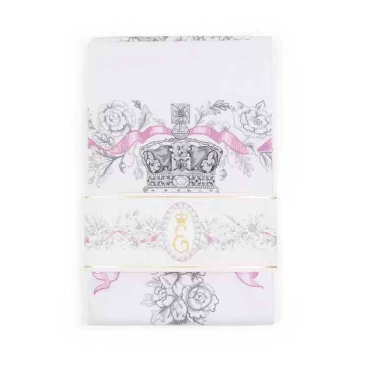 Royal Collection Shop Queen Elizabeth Ii Commemorative Tea Towel* Queen Elizabeth Ii Commemorative Range