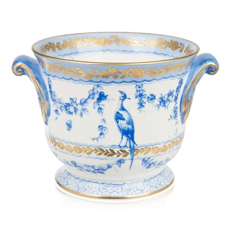 Royal Collection Shop Royal Birdsong Gilded Cachepot* Royal Birdsong