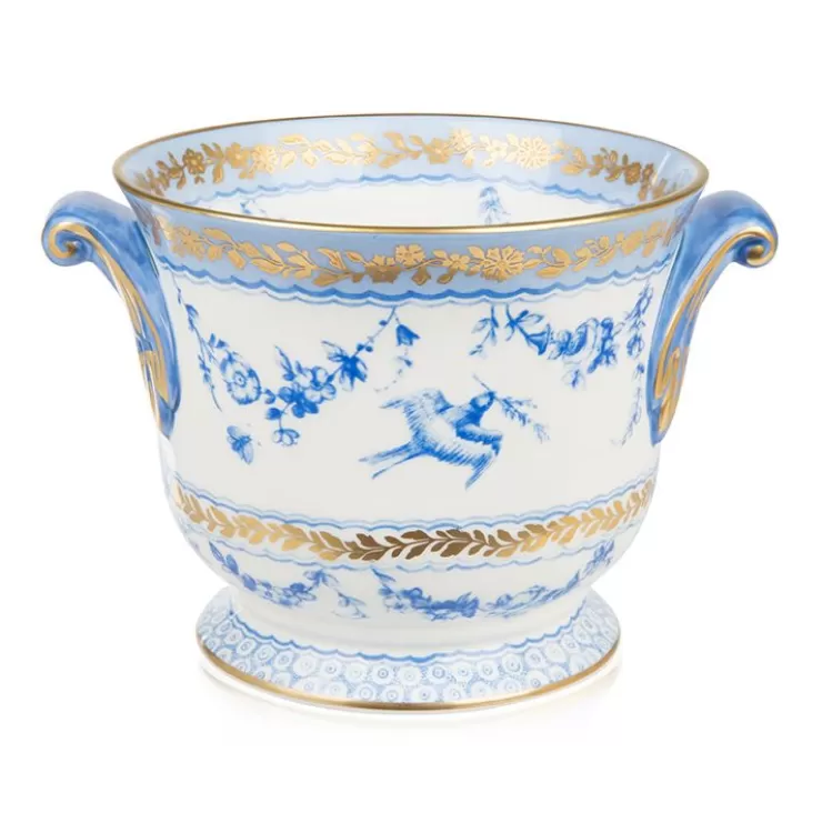 Royal Collection Shop Royal Birdsong Gilded Cachepot* Royal Birdsong