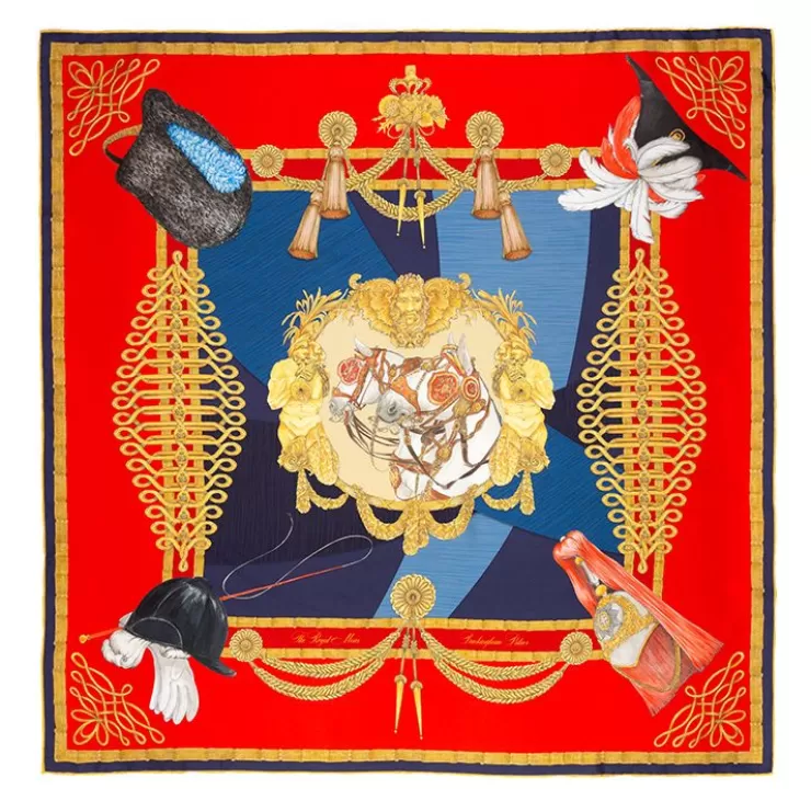 Royal Collection Shop Royal Mews Silk Scarf* Scarves