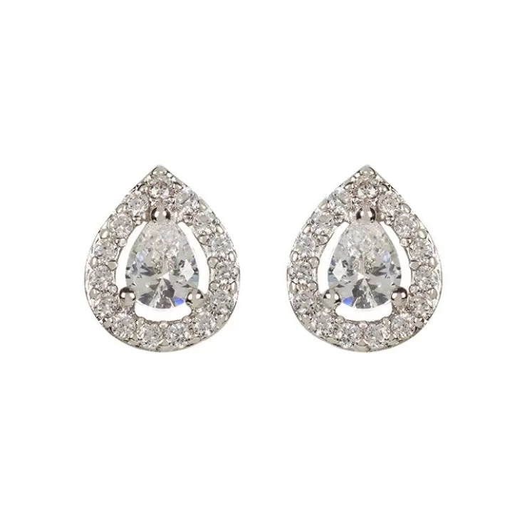 Royal Collection Shop Silver Teardrop Earrings* Earrings