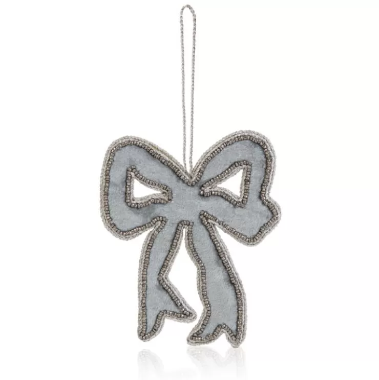 Royal Collection Shop Style & Society Grey Bow Decoration* Decorations