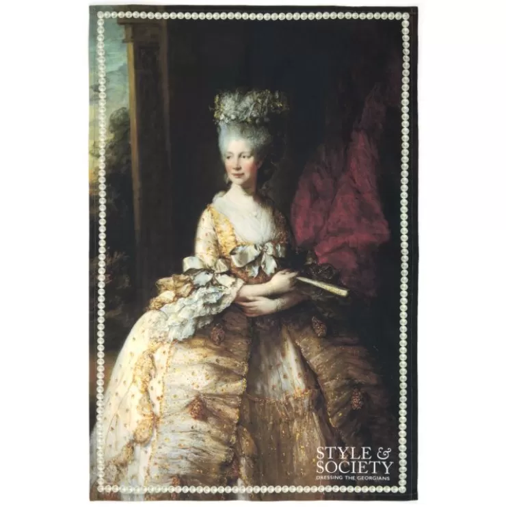 Royal Collection Shop Style & Society Queen Charlotte Tea Towel* Home Linens