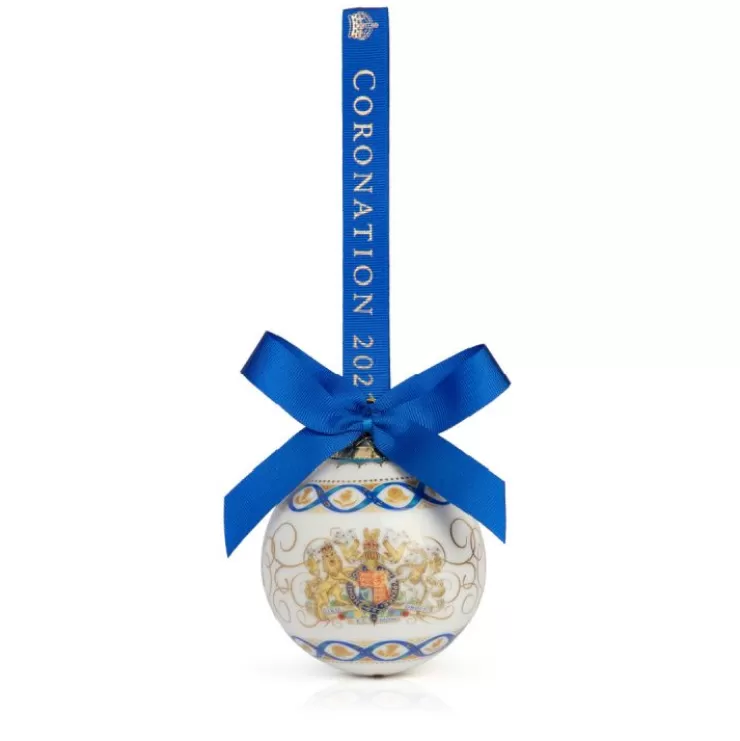 Royal Collection Shop The Coronation China Bauble* The Coronation Of King Charles Iii