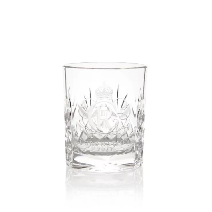 Royal Collection Shop The Coronation Crystal Tot Glass* Wine & Spirits