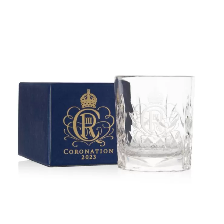 Royal Collection Shop The Coronation Crystal Tot Glass* Wine & Spirits