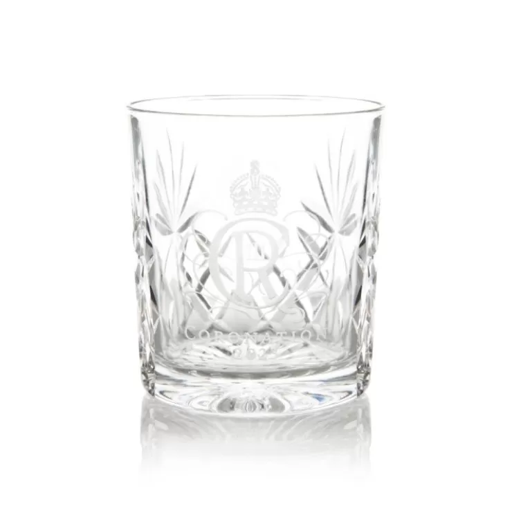 Royal Collection Shop The Coronation Crystal Tumbler* Wine & Spirits