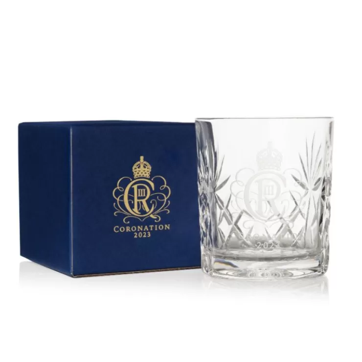 Royal Collection Shop The Coronation Crystal Tumbler* Wine & Spirits