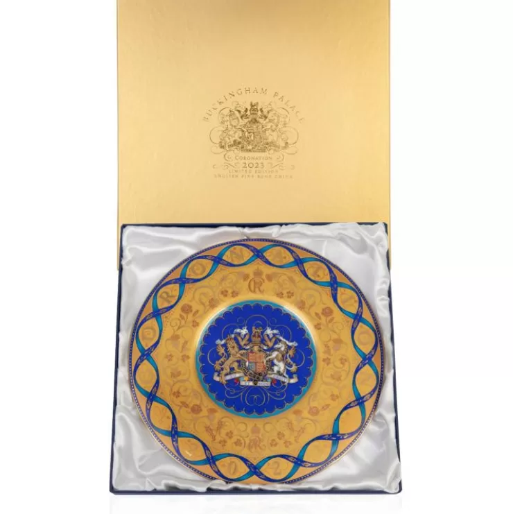 Royal Collection Shop The Coronation Limited Edition Disc Plate* Plates & Bowls