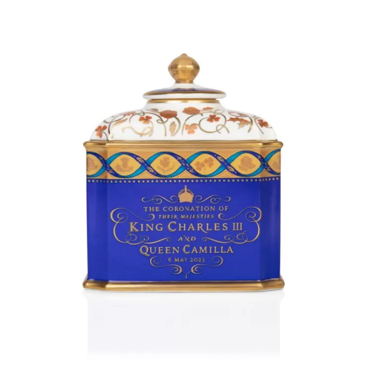 Royal Collection Shop The Coronation Limited Edition Tea Caddy* The Coronation Of King Charles Iii