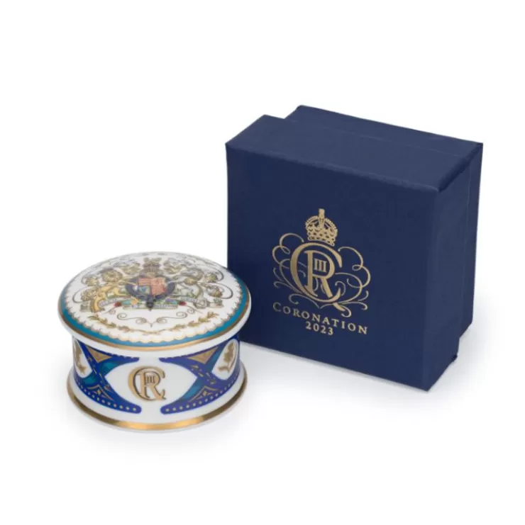 Royal Collection Shop The Coronation Pillbox* The Coronation Of King Charles Iii