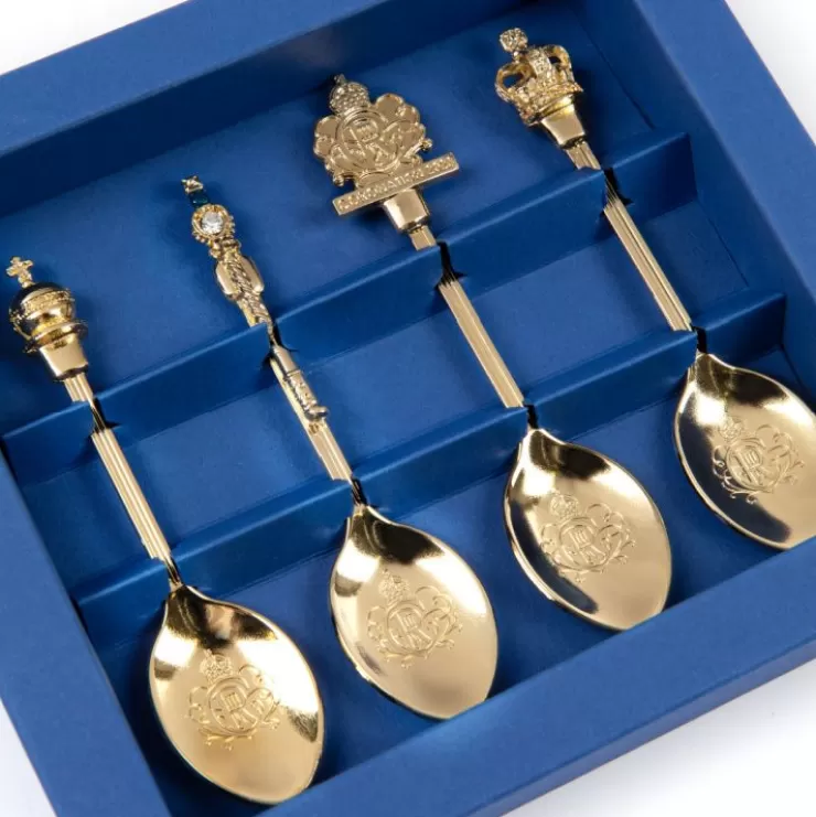 Royal Collection Shop The Coronation Set Of Spoons* Afternoon Tea