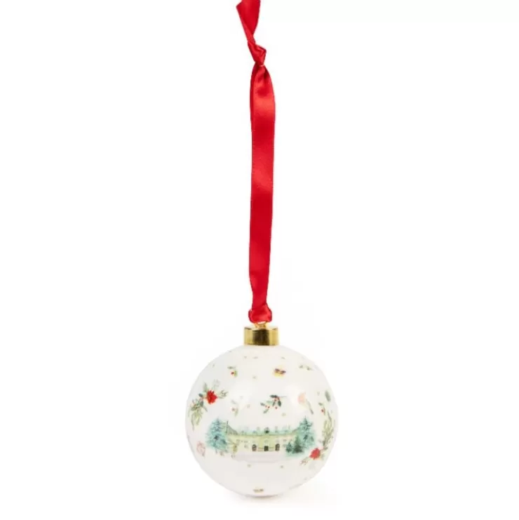 Royal Collection Shop The Palace Of Holyroodhouse Fine Bone China Bauble* Decorations