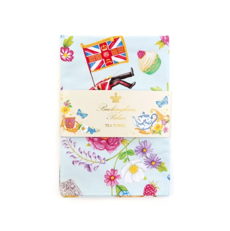 Royal Collection Shop The Summertime Blue Tea Towel* Home Linens