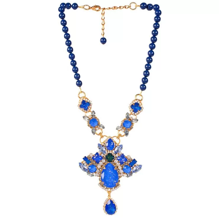 Royal Collection Shop Vicki Sarge Large Blue Necklace* Vicki Sarge