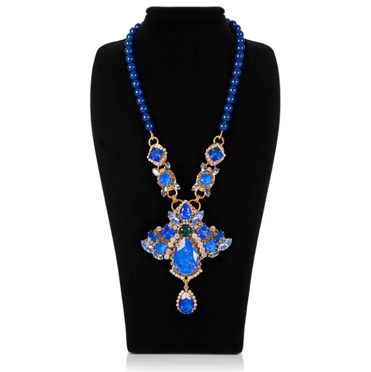 Royal Collection Shop Vicki Sarge Large Blue Necklace* Vicki Sarge