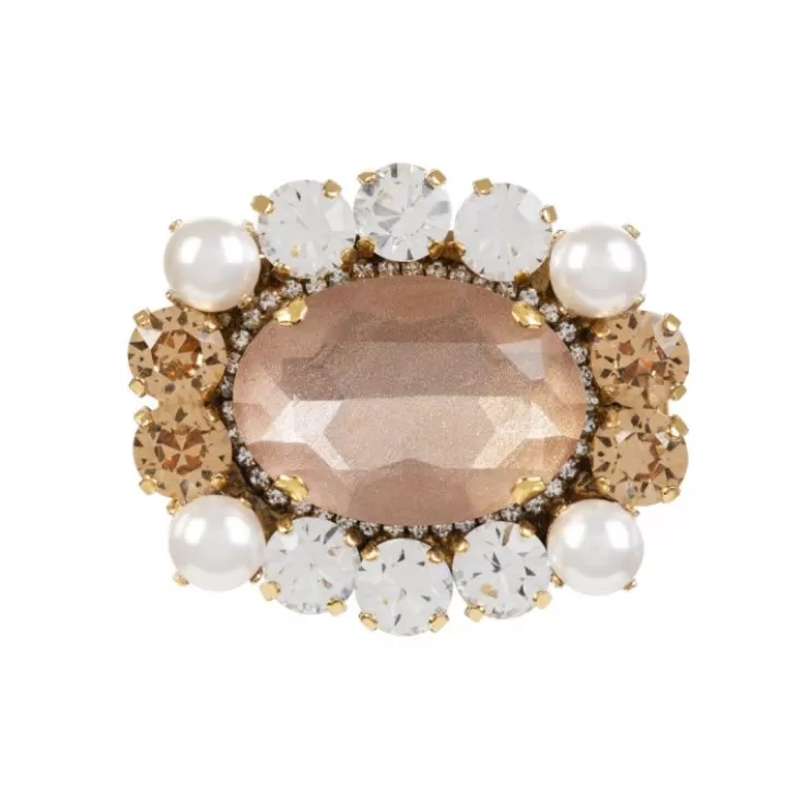 Royal Collection Shop Vicki Sarge Pink Crystal Brooch* Brooches