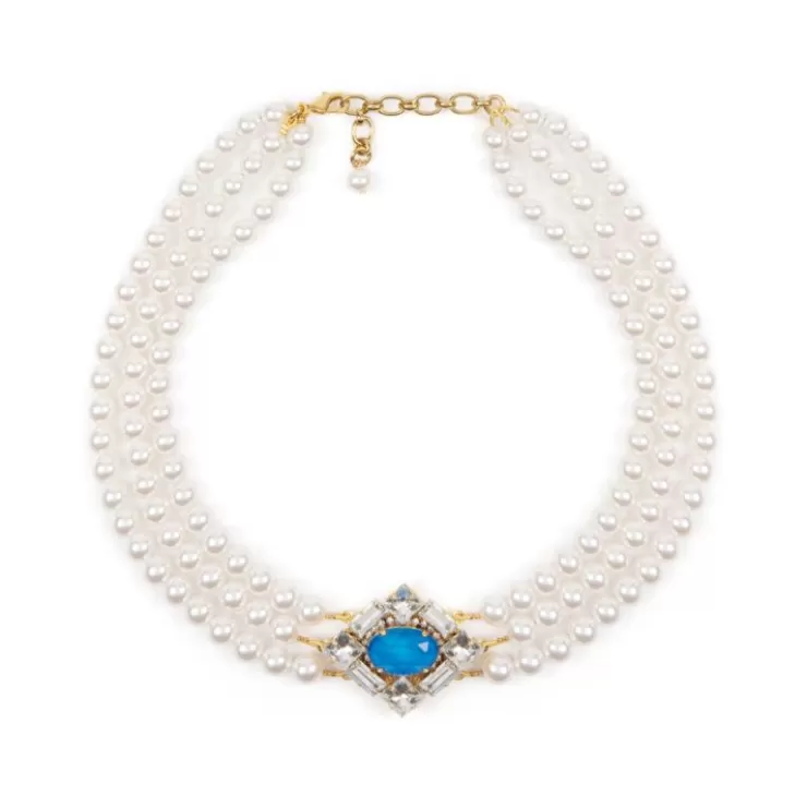 Royal Collection Shop Vicki Sarge Triple Strand Pearl Necklace* Necklaces