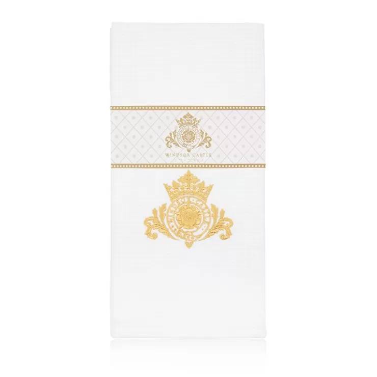 Royal Collection Shop Windsor Castle Waffle Tea Towel Set Of 2* Home Linens